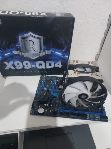 Placa mãe memoria 16gb ddr4 2x8 processador xeon 2670 retirada não envio