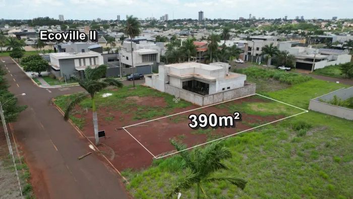 Terreno de 390m² entre o Ecoville e o Porto Madero Dourados MS REF: 16