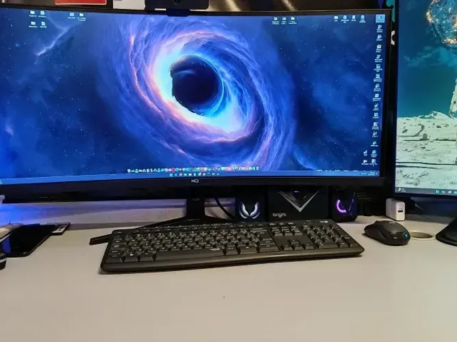 Monitor 34,5 Ultrawide Curvo HDMI e Display Port na caixa e garantia 