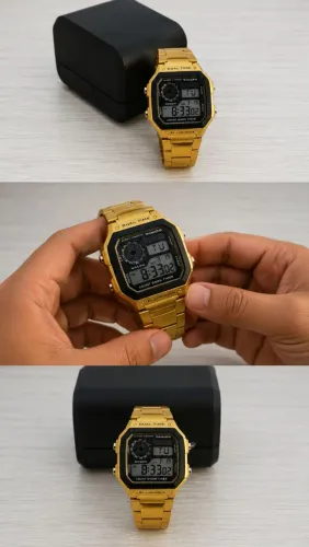 Relógio Digital Masculino A Prova de Água Novo Original- Entrega Grátis