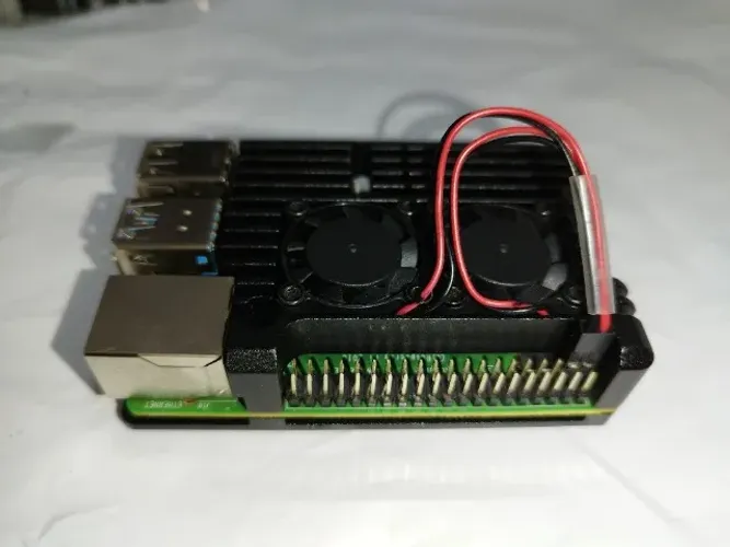 Raspberry Pi 4 B - 4gb Ram + Case de Alumínio duplo cooler | Mini PC