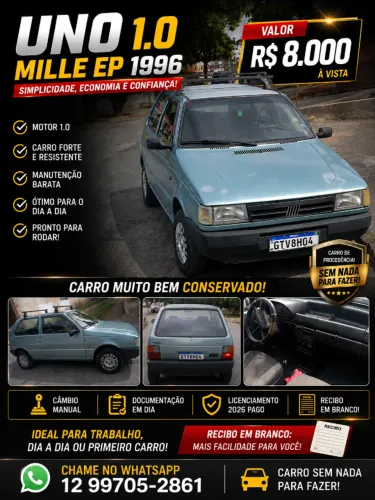 Fiat Uno Mille EP 2P E 4P 1996