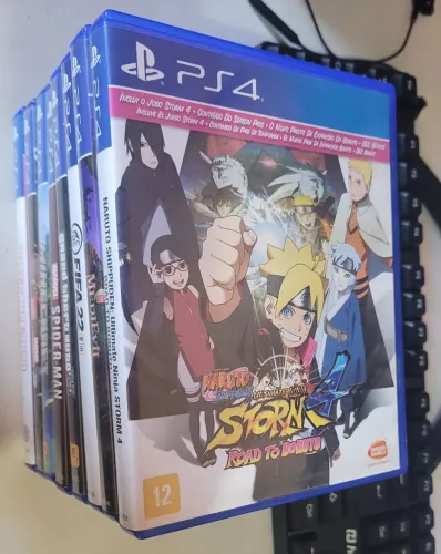 Naruto Storm 4 DLC Road to Boruto Dublado Playstation 4 Completo Original Perfeito Estado