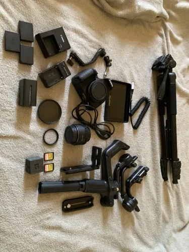 KIT Pra sair rápido - Canon T7, Scorp C, Freeworld F6 plus + acessórios