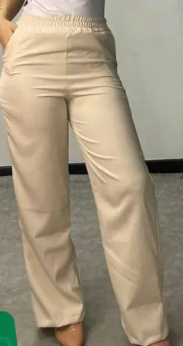 CALÇA FEMININA BEGE GG