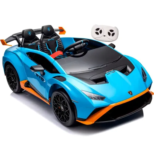 Carro Eletrico Zippy Toys Lamborghini Huracan 12V Controle Azul