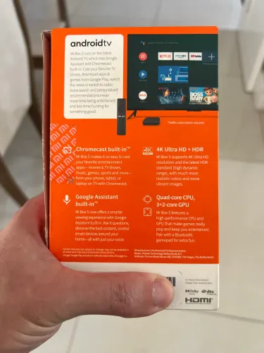Xiaomi Mi Box S Tv 4k Original