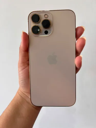 ? iPhone 13 Pro Max 128GB Dourado | Ótimo Estado | Entrega na Grande Florianópolis
