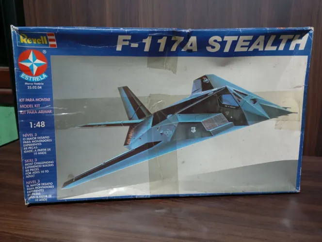 Caixa VAZIA F-117A stealt ESTRELA