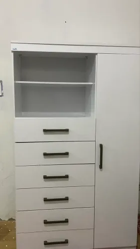 CÔMODA MULTIUSO SANTOS ANDIRA MARABÁ - 1 porta e 6 gavetas