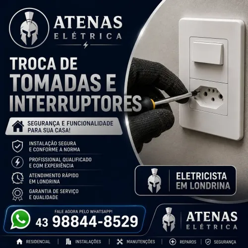 Troca de Tomadas e Interruptores 