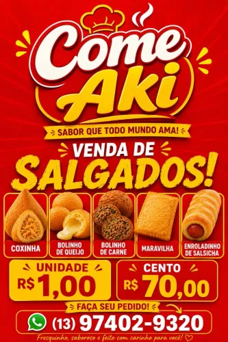 Venda de Salgados