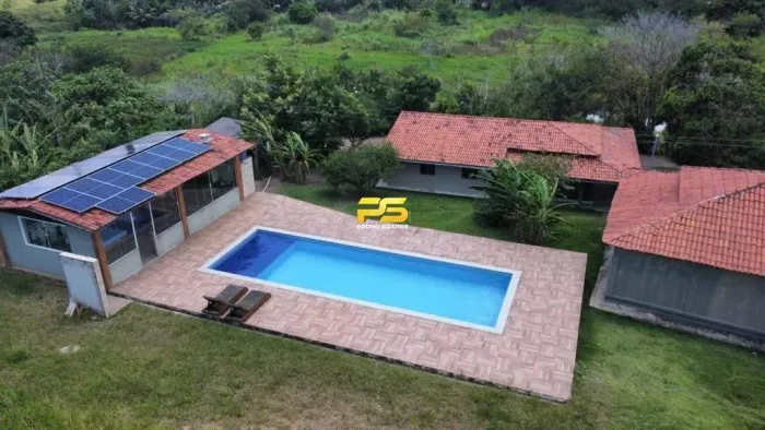 CHÁCARA À VENDA EM BANANEIRAS COM 15.000 M², 02 CASAS, PISCINA E VISTA PANORÂMICA REF: 80