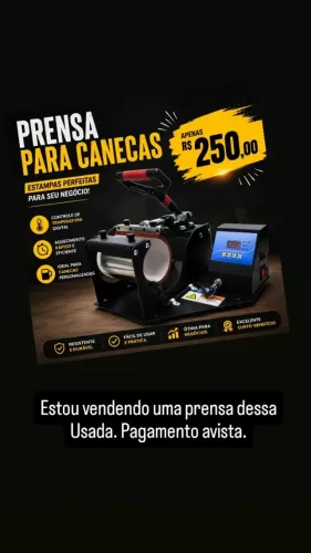 Prensa térmica para caneca/ prensa térmica portátil