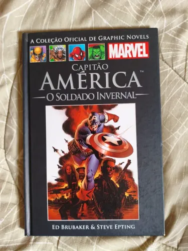Capitão América - O Soldado Invernal - Graphic Novels Marvel Salvat Capa Preta
