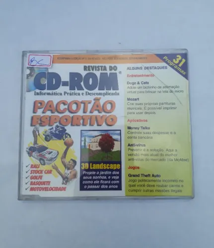 cd de jogos pacotão esportivo varias modalidades 08c