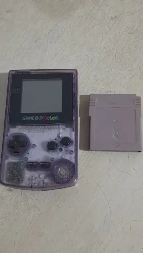 Game boy color + jogo alladin