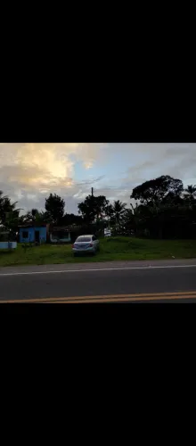Terreno em Cachoeira do Itanhy na divisa frente (linha verde)