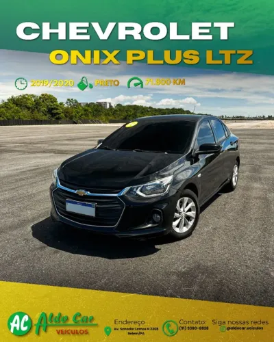 Chevrolet Onix Plus LTZ 1.0 12V TB Flex Aut. 4P 2020