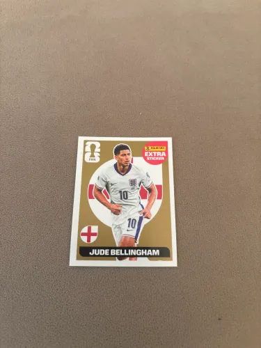 Figurinha extra sticker do BELLINGHAM ouro|dourada