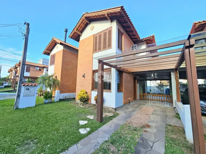 Casa em condomínio à Venda no Bairro Igara, Canoas - 3 Dormitórios, Suíte, Condomínio Fech