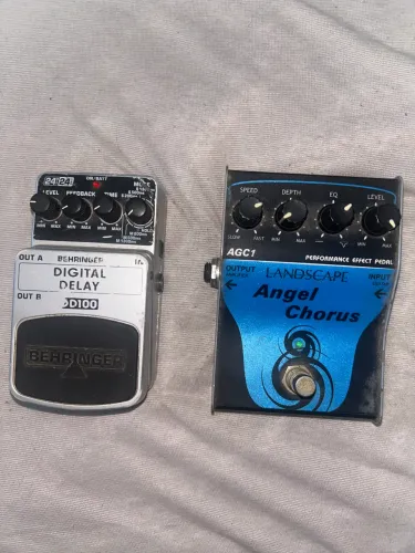 Pedal para Guitarra (Chorus e Delay)