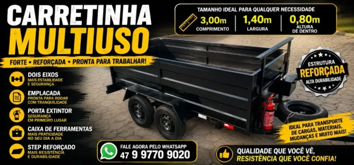 Carretinha Multiuso