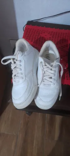 Tênis N39 WAVE couro Branco