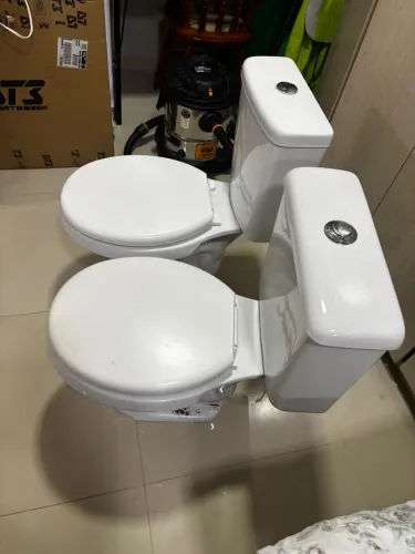 Vaso sanitário com caixa acoplada