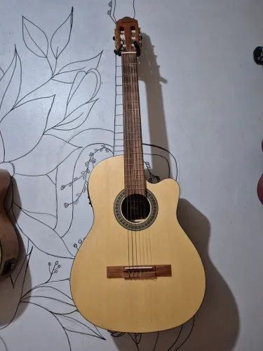 Violão Giannini NFL GOAL CEQ NS Série Brasil Eletrico