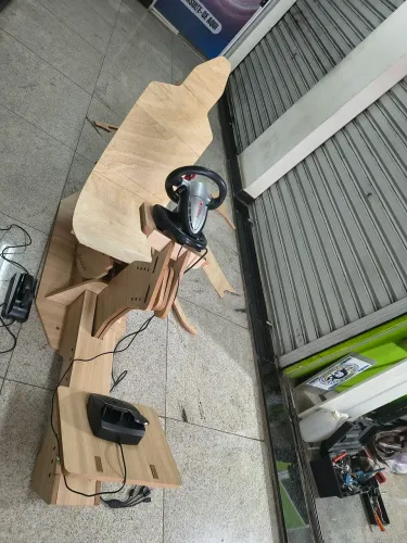 Cockpit Gamer  Estrutura Em Mdf