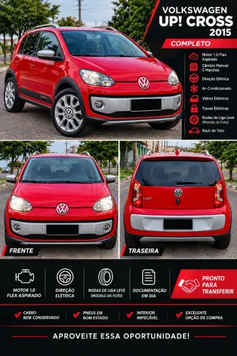 Volkswagen Up! Cross 1.0 T. Flex 12V 5P 2015