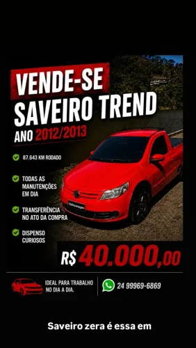 Volkswagen Saveiro 1.6 MI/ 1.6 MI Total Flex 8V (álcool) 2013