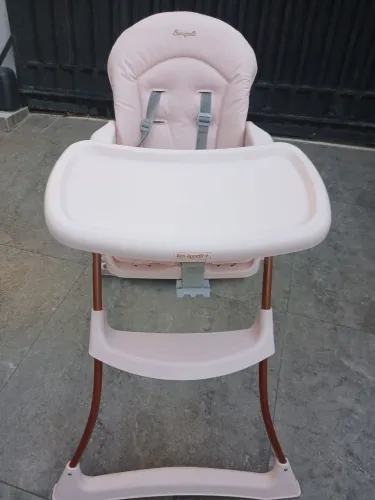 Cadeirinha burigotto de papinha rosa