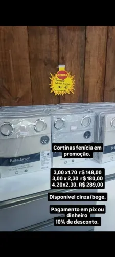 Cortinas para sala.(não é black-out)