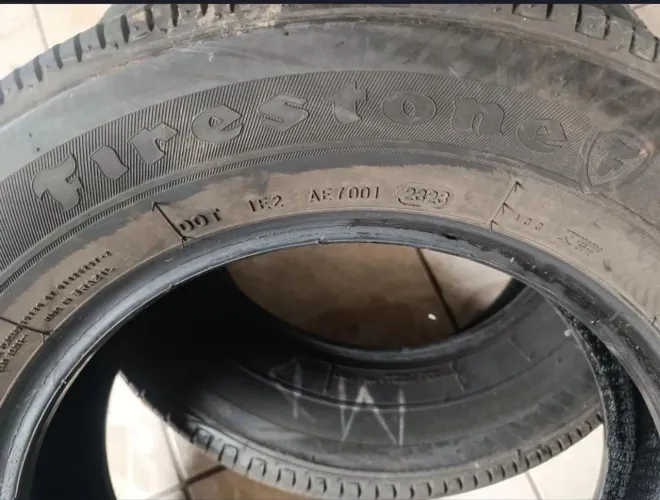 Pneu Firestone F700, Aro 15, 195 65 15, Usado. Valor Unitário 