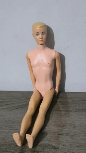 Boneco Ken Vintage Original Anos 60 (Mattel) + Brinde (Roupa)