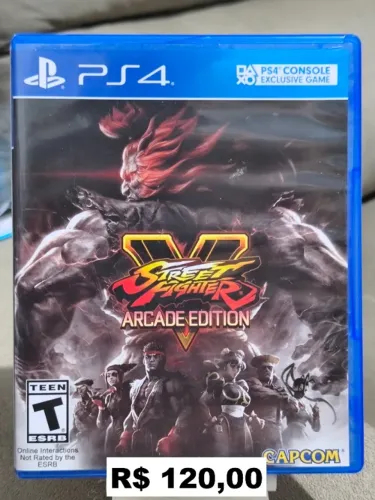 Street Fighter V Arcade Edition - PS4 - Aceito Olxpay