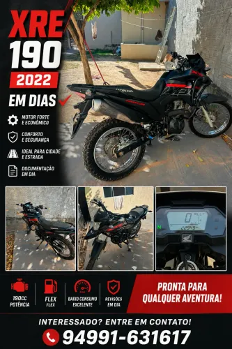 Honda XRE Adventure 190 2022