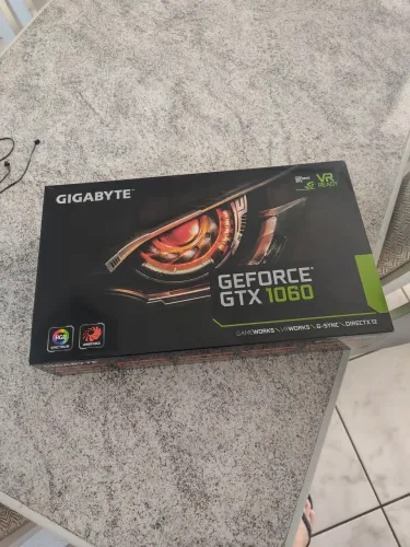 GTX 1060 6gb GIGABYTE perfeito estado