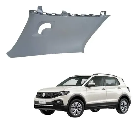 Moldura Coluna Volkswagen Tcross Traseira Esquerda 18 A 2022