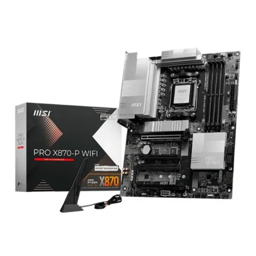 Placa Mae MSI PRO X870-P WiFi, DDR5 Socket AMD AM5, ATX, Chipset AMD X870, PRO-X870-P-WIFI