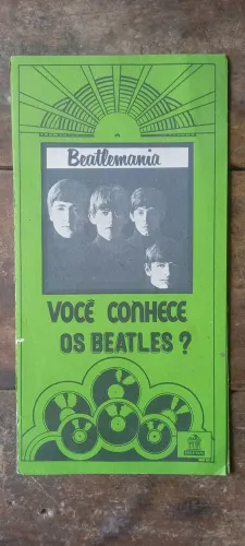 Encarte Raríssimo Beatles 1974 Odeon - Beatlemania