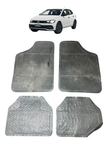 Jogo Tapete Borracha Universal Vw Polo Track 2025 Cinza