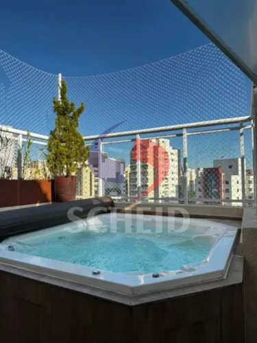 COBERTURA NA VILA OLÍMPIA COM 163M² 2 QUARTOS SENDO 1 SUÍTE E 2 VAGAS MOBILIADA