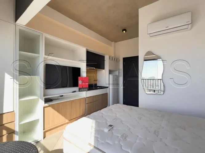 Studio VN Ueno, apto ao lado da Rua da Consolação disponível para locação com 20m² e 01 do