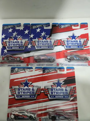 Coleção Starts Stripes hotwheels completo