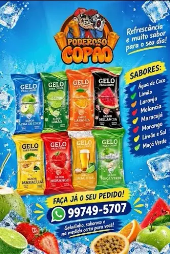 Gelo saborizado