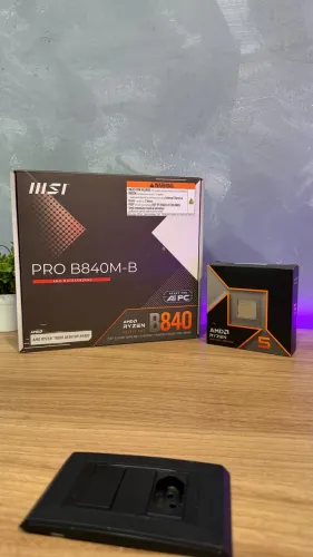 Kit Ryzen 5 9600X + Placa-mãe B840 MSI