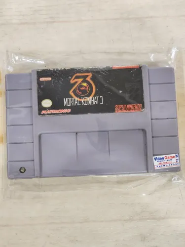 Cartucho original de super nintendo Mortal Kombat 3